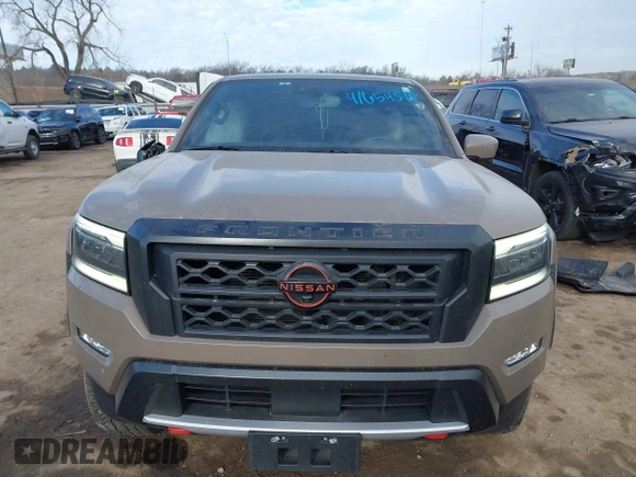 2022 Nissan Frontier SV with VIN 1N6ED1EJ5NN618682, listed as a IAAI auction lot 41654510 with 110,756 mi miles and . Bid and sale history available at DreamBid. Image 13.