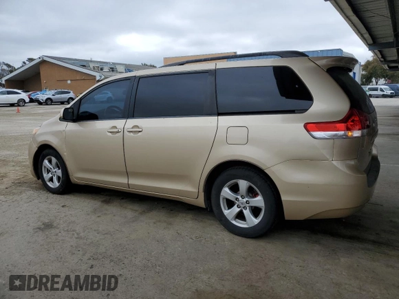 2012 Toyota Sienna LE AAS with VIN 5TDKK3DC7CS240947, listed as a Copart auction lot 55254655 with 145,127 mi miles and Salvage Title. Bid and sale history available at DreamBid. Image 2.