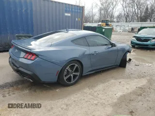 2025 Ford Mustang EcoBoost with VIN 1FA6P8TH9S5104519, listed as a Copart auction lot 49318395 with 1,852 mi miles and Salvage Title. Bid and sale history available at carsss.com. Image 3.