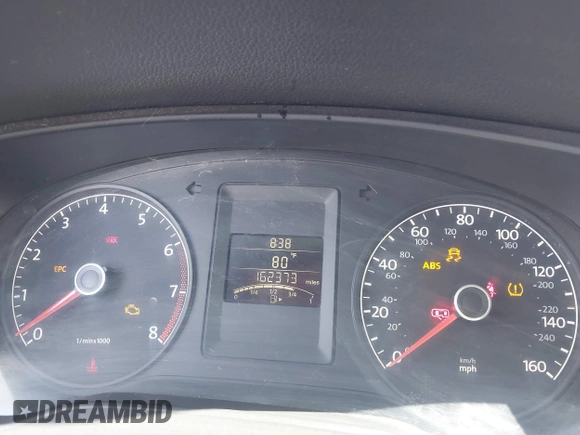2012 Volkswagen Jetta S z VIN 3VW1K7AJ2CM331367, wystawiony jako IAAI lot #42294252 z przebiegiem 162 373 mil mil oraz . Historia ofert i sprzedaży dostępna na DreamBid. Obrazek 7.