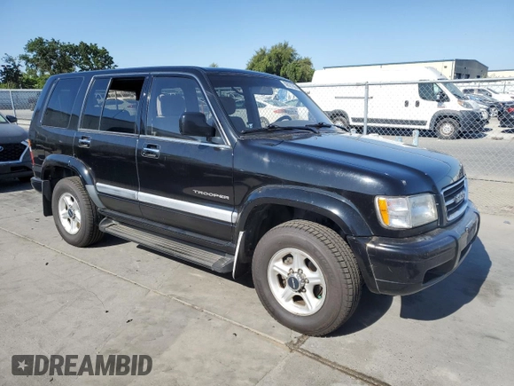 1999 Isuzu Trooper S with VIN JACDJ58X5X7912250, listed as a Copart auction lot 58521665 with 177,038 mi miles and Clean title. Bid and sale history available at DreamBid. Image 4.