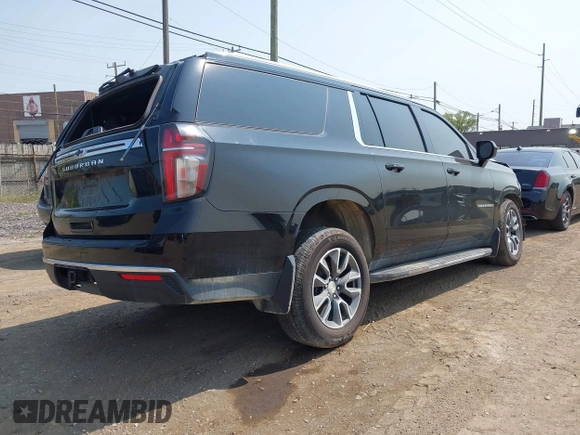 2021 Chevrolet Suburban LS z VIN 1GNSKBKD5MR303640, wystawiony jako IAAI lot #42359585 z przebiegiem Nie podano mil oraz . Historia ofert i sprzedaży dostępna na DreamBid. Obrazek 4.