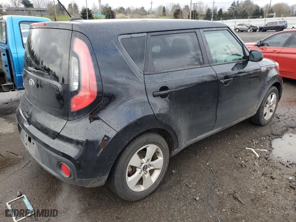 2017 Kia Soul with VIN KNDJN2A23H7450309, listed as a Copart auction lot 43275105 with 104,440 mi miles and Salvage Title. Bid and sale history available at carsss.com. Image 3.