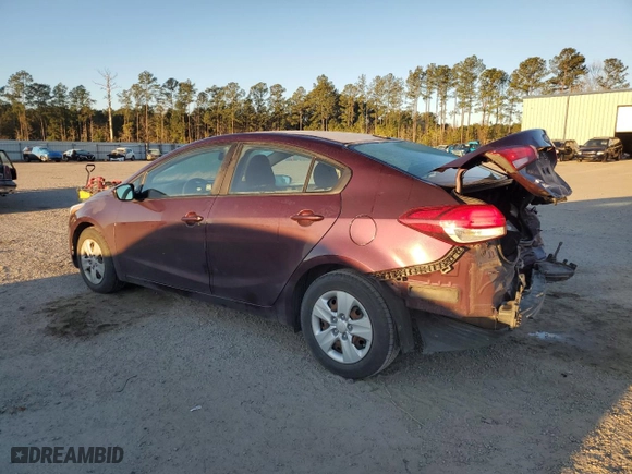 2017 Kia Forte LX with VIN 3KPFK4A77HE038674, listed as a Copart auction lot 89101885 with 48,670 mi miles and Salvage Title. Bid and sale history available at carsss.com. Image 2.
