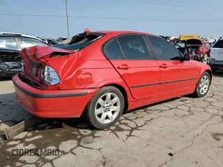 2004 BMW 3 Series 325i with VIN WBAEV33454KW15299, listed as a Copart auction lot 61406254 with 214,058 mi miles and Salvage Title. Bid and sale history available at carsss.com. Image 3.