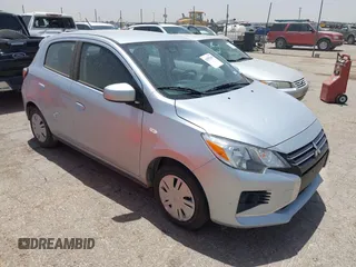 2024 Mitsubishi Mirage ES z VIN ML32AUHJ9RH032229, wystawiony jako IAAI lot #42555205 z przebiegiem 3 650 mil mil oraz . Historia ofert i sprzedaży dostępna na DreamBid. Obrazek 1.
