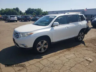 2012 Toyota Highlander Limited with VIN 5TDDK3EH1CS135999, listed as a Copart auction lot 62829455 with 107,863 mi miles and Salvage title. Bid and sale history available at DreamBid. Image 1.