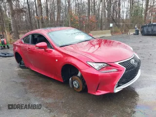 2016 Lexus RC 300 F Sport with VIN JTHSM5BC8G5001328, listed as a IAAI auction lot 41854553 with 77,221 mi miles and . Bid and sale history available at carsss.com. Image 1.