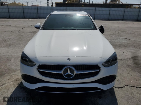 2024 Mercedes-Benz C 300 with VIN W1KAF4GB1RR185210, listed as a Copart auction lot 46951815 with 7,052 mi miles and Salvage title. Bid and sale history available at DreamBid. Image 5.