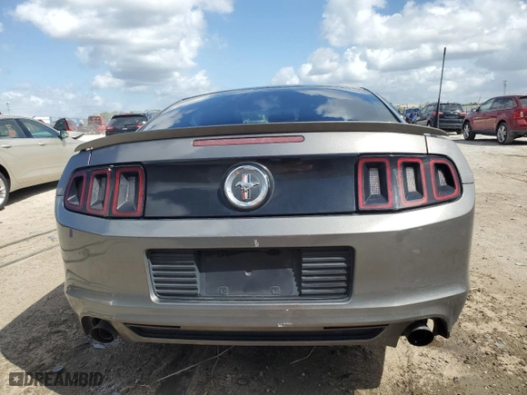 2014 Ford Mustang V6 with VIN 1ZVBP8AM6E5330818, listed as a Copart auction lot 51164805 with 157,476 mi miles and Salvage Title. Bid and sale history available at carsss.com. Image 6.
