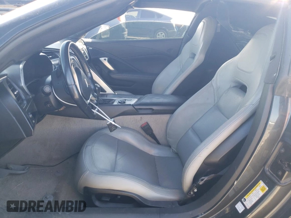 2017 Chevrolet Corvette 1LT with VIN 1G1YA2D75H5105076, listed as a Copart auction lot 43396205 with 66,451 mi miles and Salvage Title. Bid and sale history available at carsss.com. Image 7.