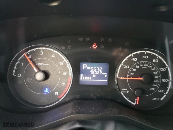2017 Subaru Impreza Premium with VIN 4S3GKAB63H3621419, listed as a Copart auction lot 47632265 with 76,022 mi miles and Salvage Title. Bid and sale history available at carsss.com. Image 9.