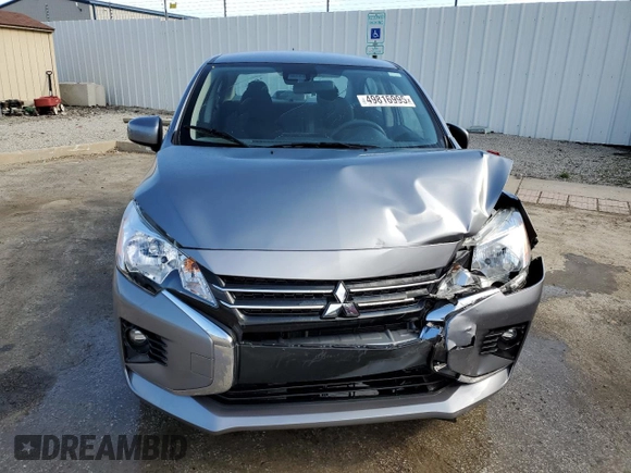 2022 Mitsubishi Mirage ES z VIN ML32FUFJ8NHF05636, wystawiony jako Copart lot #49816995 z przebiegiem 19 133 mil mil oraz Szkoda całkowita • Salvage title. Historia ofert i sprzedaży dostępna na DreamBid. Obrazek 5.