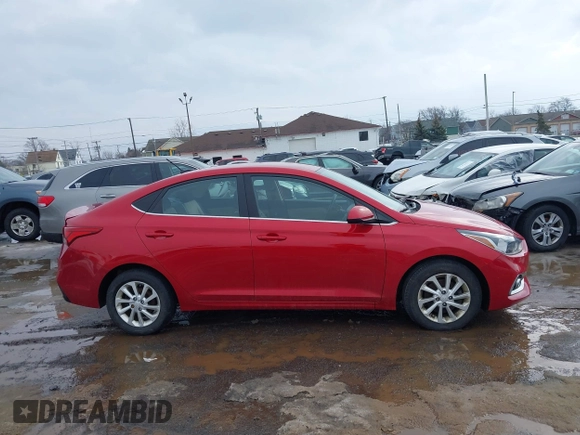 2022 Hyundai Accent SEL with VIN 3KPC24A63NE157389, listed as a IAAI auction lot 41661692 with 58,100 mi miles. Bid and sale history available at carsss.com. Image 13.