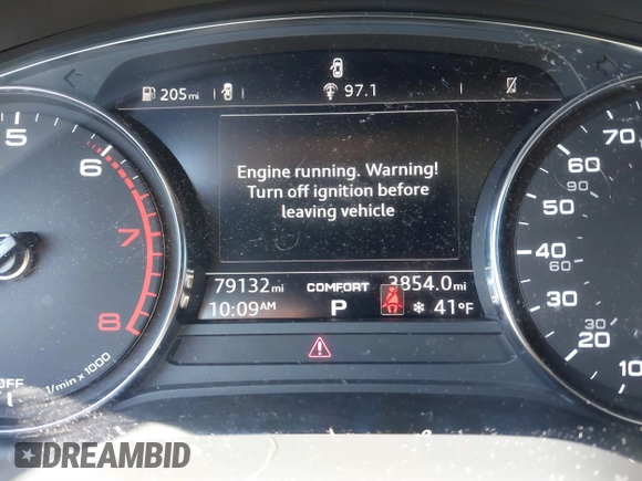 2019 Audi Q5 Premium with VIN WA1ANAFY5K2133539, listed as a IAAI auction lot 41821732 with 79,132 mi miles. Bid and sale history available at carsss.com. Image 15.