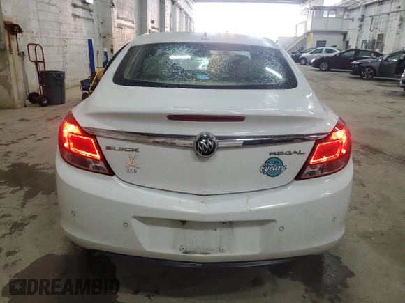 2012 Buick Regal Premium 1 with VIN 2G4GS5EK0C9147232, listed as a Copart auction lot 52810755 with 162,445 mi miles and Salvage Title. Bid and sale history available at DreamBid. Image 6.