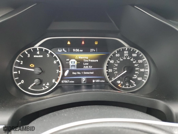 2022 Nissan Murano SV with VIN 5N1AZ2BS2NC125071, listed as a Copart auction lot 87424314 with 97,967 mi miles and Salvage Title. Bid and sale history available at carsss.com. Image 9.