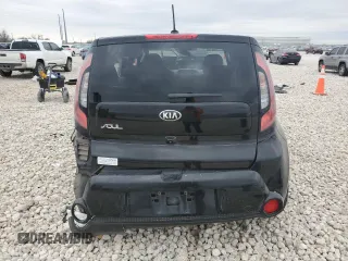 2016 Kia Soul + with VIN KNDJP3A5XG7401987, listed as a Copart auction lot 47031655 with 0 mi miles and Salvage Title. Bid and sale history available at carsss.com. Image 6.