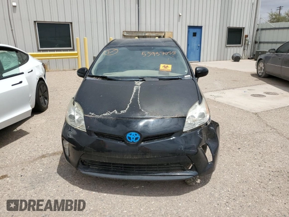 2012 Toyota Prius One with VIN JTDKN3DU1C5479402, listed as a Copart auction lot 55987055 with 176,263 mi miles and Clean Title. Bid and sale history available at DreamBid. Image 5.