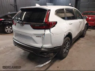 2022 Honda CR-V EX with VIN 2HKRW2H56NH606155, listed as a IAAI auction lot 42016591 with 32,577 mi miles. Bid and sale history available at carsss.com. Image 4.