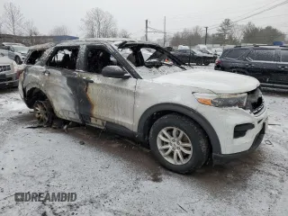 2020 Ford Explorer with VIN 1FMSK8BH8LGC85266, listed as a Copart auction lot 45816625 with Not Provided miles and Salvage Title. Bid and sale history available at carsss.com. Image 4.