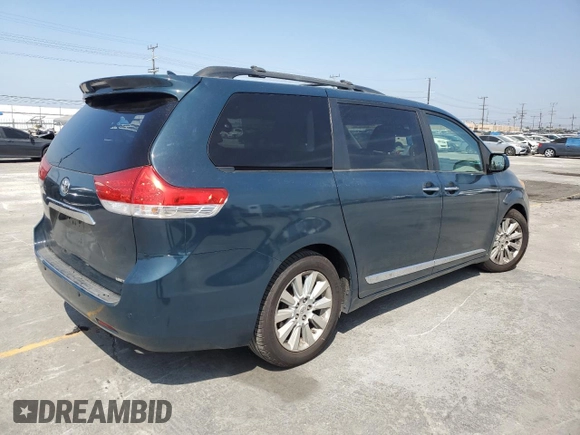 2012 Toyota Sienna XLE AAS with VIN 5TDYK3DC8CS224654, listed as a Copart auction lot 60927385 with 161,282 mi miles and Salvage title. Bid and sale history available at DreamBid. Image 3.