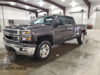 2014 Chevrolet Silverado 1500 LT with VIN 3GCUKREC2EG542738, listed as a Copart auction lot 48954945 with 134,197 mi miles and Salvage Title. Bid and sale history available at DreamBid. Image 1.