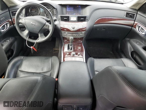 2015 Infiniti Q70 with VIN JN1BY1AR7FM560946, listed as a Copart auction lot 56323775 with 48,155 mi miles and Salvage title. Bid and sale history available at DreamBid. Image 8.
