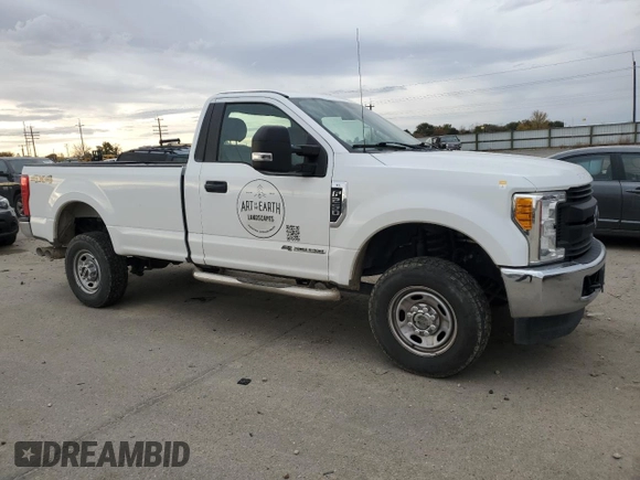 2017 Ford Super Duty F-250 SRW XLT with VIN 1FTBF2BT0HED67490, listed as a Copart auction lot 79875664 with 145,119 mi miles and Salvage Title. Bid and sale history available at carsss.com. Image 4.