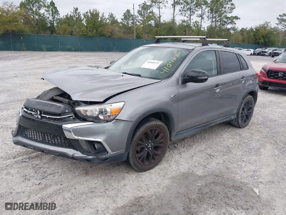 2018 Mitsubishi Outlander Sport ES 2.0 with VIN JA4AP3AU2JU014246, listed as a IAAI auction lot 41045371 with 129,846 mi miles. Bid and sale history available at carsss.com. Image 2.