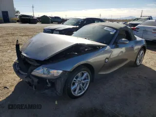 2005 BMW Z4 3.0i with VIN 4USBT535X5LU09594, listed as a Copart auction lot 46335005 with 97,508 mi miles and Salvage title. Bid and sale history available at DreamBid. Image 1.