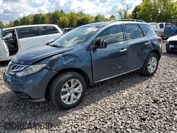 2012 Nissan Murano SL with VIN JN8AZ1MW1CW200695, listed as a Copart auction lot 71716334 with 170,638 mi miles and Salvage Title. Bid and sale history available at carsss.com. Image 1.