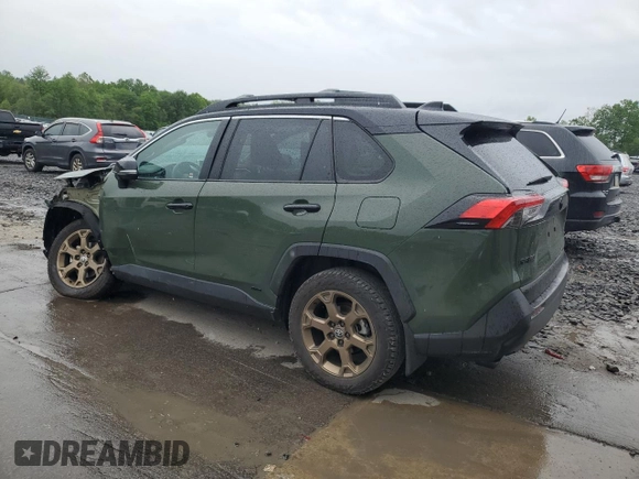 2024 Toyota RAV4 Hybrid LE with VIN 2T3UWRFV2RW233698, listed as a Copart auction lot 58485325 with 6,873 mi miles and Salvage title. Bid and sale history available at DreamBid. Image 2.