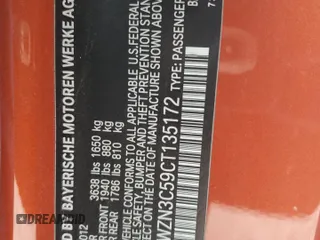 2012 MINI Convertible z VIN WMWZN3C59CT135172, wystawiony jako Copart lot #45593815 z przebiegiem 154 477 mil mil oraz Szkoda całkowita • Salvage title. Historia ofert i sprzedaży dostępna na DreamBid. Obrazek 14.