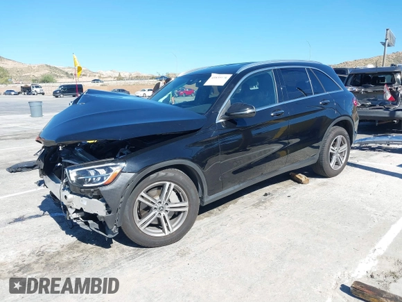 2021 Mercedes-Benz GLC with VIN W1N0G8DB6MF868330, listed as a IAAI auction lot 41835838 with 1 mi miles. Bid and sale history available at carsss.com. Image 18.