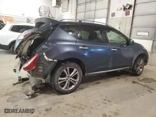 2012 Nissan Murano LE with VIN JN8AZ1MWXCW207709, listed as a Copart auction lot 46333105 with 160,294 mi miles and Salvage Title. Bid and sale history available at carsss.com. Image 3.