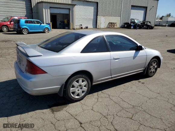 2001 Honda Civic EX with VIN 1HGEM22901L121310, listed as a Copart auction lot 54060515 with 200,973 mi miles and Clean Title. Bid and sale history available at carsss.com. Image 3.