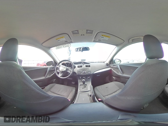 2013 Mazda 3 i SV with VIN JM1BL1TF8D1709748, listed as a Copart auction lot 53201555 with Not Provided miles and Salvage Title. Bid and sale history available at DreamBid. Image 13.