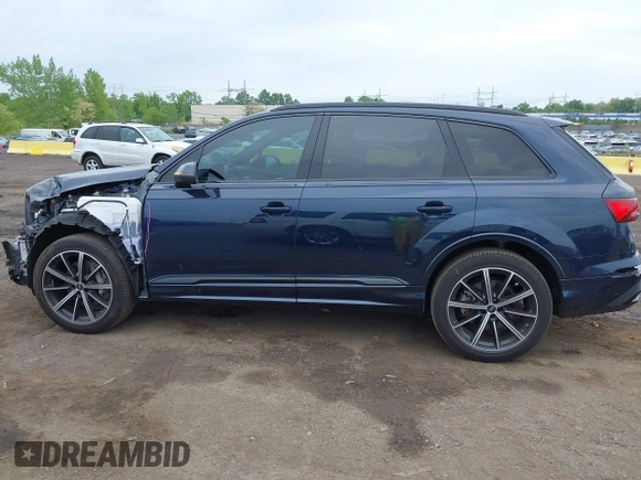 2023 Audi Q7 Premium Plus with VIN WA1LXBF77PD020848, listed as a IAAI auction lot 42205850 with 29,085 mi miles and . Bid and sale history available at DreamBid. Image 14.
