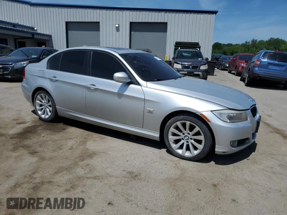 2011 BMW 3 Series 328i xDrive with VIN WBAPK7C59BF084826, listed as a Copart auction lot 63187345 with 152,216 mi miles and Salvage title. Bid and sale history available at DreamBid. Image 4.