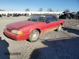 1992 Ford Mustang with VIN 1FACP44M2NF114167, listed as a Copart auction lot 83254224 with 35,482 mi miles and Clean title. Bid and sale history available at DreamBid. Image 1.