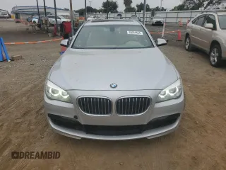 2013 BMW 7 Series 740i with VIN WBAYA6C53DD143952, listed as a Copart auction lot 76064454 with 119,896 mi miles and Clean Title. Bid and sale history available at carsss.com. Image 5.