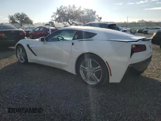 2017 Chevrolet Corvette 3LT with VIN 1G1YF2D77H5101239, listed as a Copart auction lot 81908564 with 0 mi miles and Salvage Title. Bid and sale history available at carsss.com. Image 2.