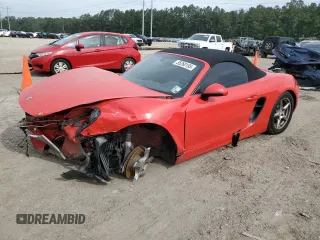 2014 Porsche Boxster z VIN WP0CA2A84ES120776, wystawiony jako Copart lot #55260155 z przebiegiem 63 891 mil mil oraz Szkoda całkowita • Salvage title. Historia ofert i sprzedaży dostępna na DreamBid. Obrazek 1.