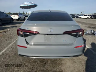 2025 Honda Civic Sedan Hybrid Sport with VIN 2HGFE4F86SH315255, listed as a Copart auction lot 47023395 with 8,249 mi miles and Salvage Title. Bid and sale history available at carsss.com. Image 6.
