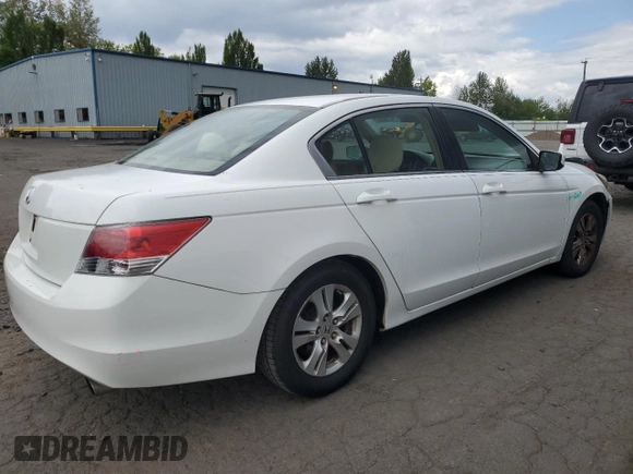 2009 Honda Accord LX-P with VIN 1HGCP26499A017578, listed as a Copart auction lot 57763655 with 180,282 mi miles and Salvage title. Bid and sale history available at DreamBid. Image 3.