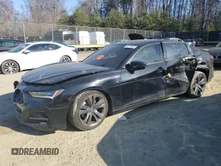 2022 Acura TLX w/A-Spec Package with VIN 19UUB6F50NA002190, listed as a Copart auction lot 50175855 with Not Provided miles and Salvage Title. Bid and sale history available at DreamBid. Image 1.