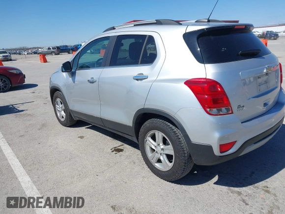 2018 Chevrolet Trax LT with VIN KL7CJLSB4JB734606, listed as a IAAI auction lot 41838892 with 42,122 mi miles. Bid and sale history available at carsss.com. Image 3.