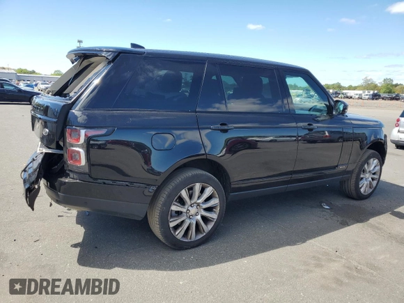2021 Land Rover Range Rover with VIN SALGS5SE3MA416342, listed as a Copart auction lot 57255025 with 54,901 mi miles and Salvage title. Bid and sale history available at DreamBid. Image 3.
