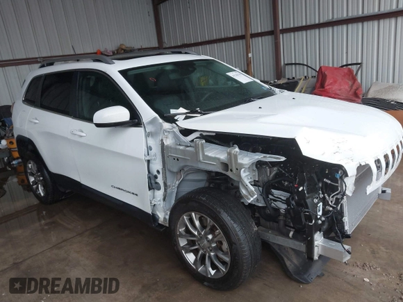 2021 Jeep Cherokee Latitude Lux with VIN 1C4PJLMX7MD221078, listed as a IAAI auction lot 41548159 with 67,780 mi miles and . Bid and sale history available at DreamBid. Image 1.